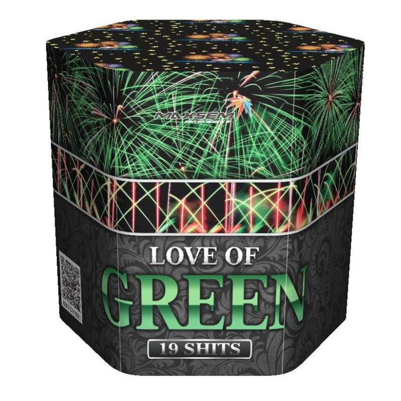 Батарея салюта LOVE OF GREEN SB-19-03 (1,2"х19)
