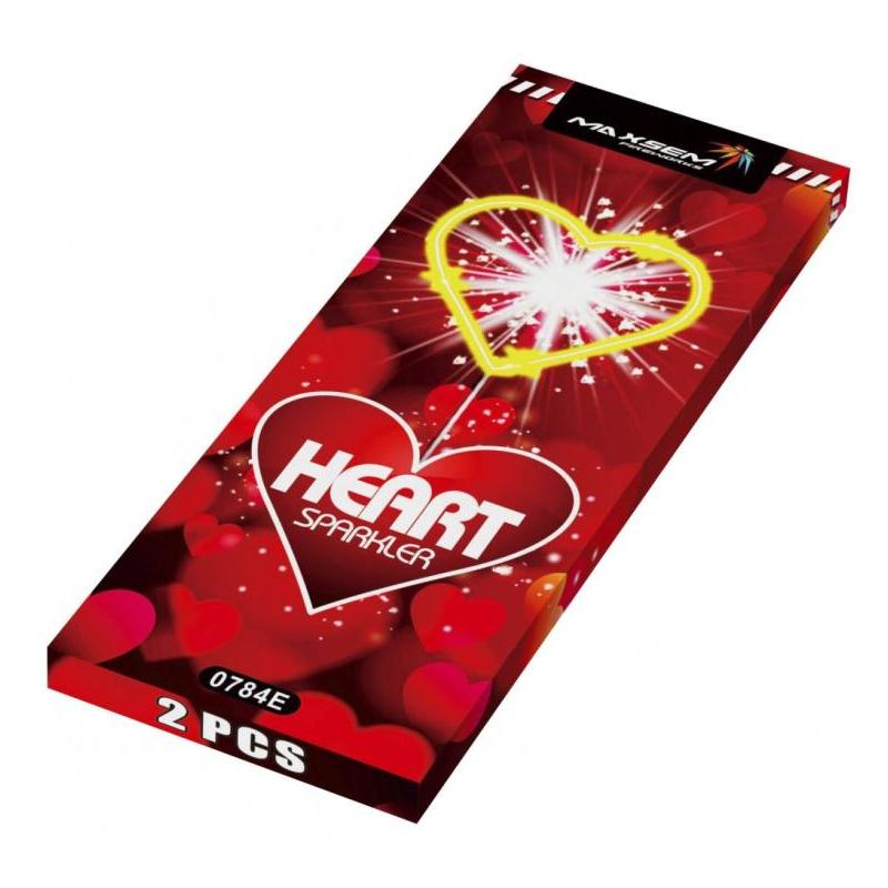 Бенгальский огонь HEART SPARKLER 0784E 150/2