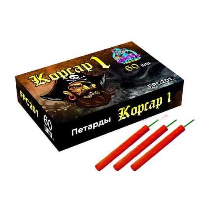 Изображение для товара: Петарда фитильная "Корсар-1" FPC201 24/10/60