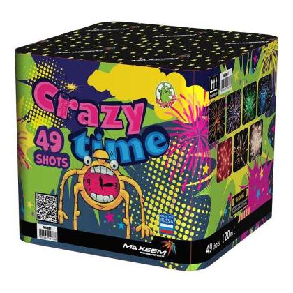 Изображение для товара: Батарея салюта CRAZY TIME M0881  (0,8"х49)