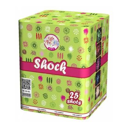 Изображение для товара: Батарея салюта SHOCK SB-25-01 (1,2"х25)