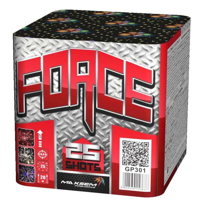 Батарея салюта FORCE GP301  (0,6"х25)