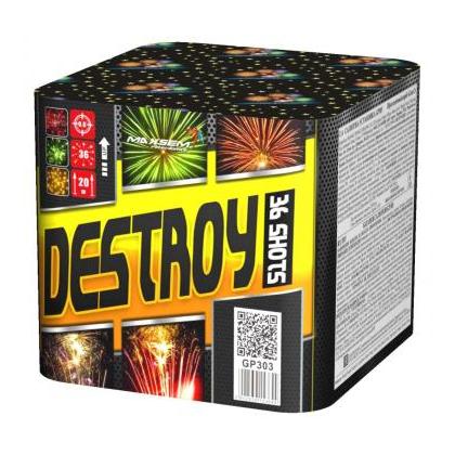 Изображение для товара: Батарея салюта DESTROY GP303  (0,6"х36)
