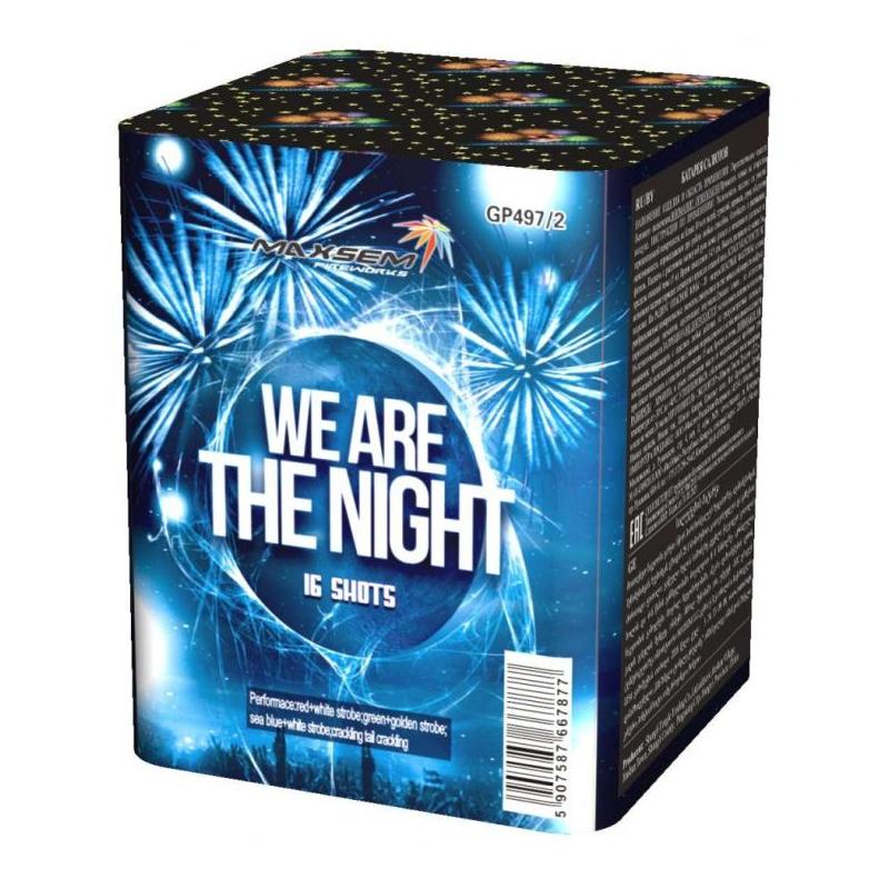 Батарея салюта WE ARE THE NIGHT GP497/2 (0,8"х16)