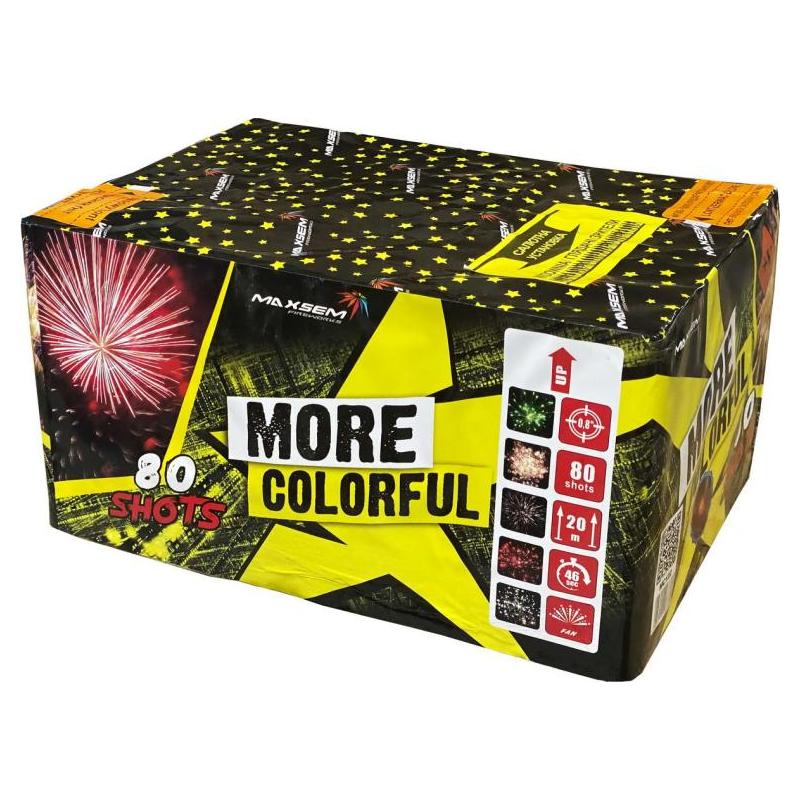Батарея салюта More Colorful MC122  (0,8"х80)