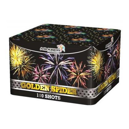 Изображение для товара: Батарея салюта GOLDEN SPIDER MC114  (0,8"х100)