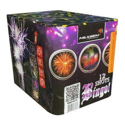 Изображение для товара: Батарея салюта BINGO! GW218-74  (1"х12)