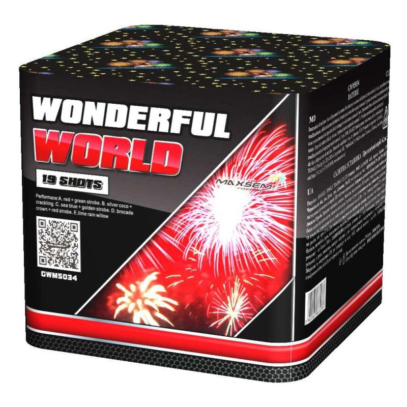 Батарея салюта WONDERFUL WORLD GWM5034 (1,2"х19)