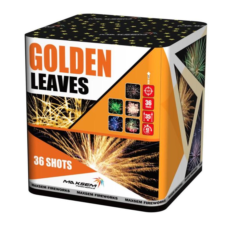 Батарея салюта GOLDEN LEAVES GWM6360 (1,2"х36)