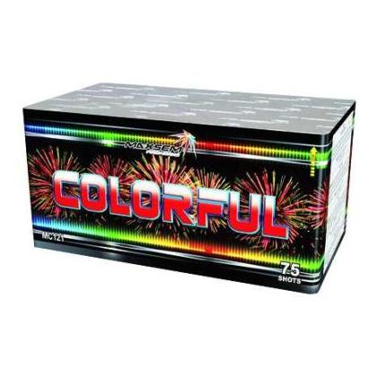 Изображение для товара: Батарея салюта Colorful МС121  (0,8",1,0",1,2"х76)