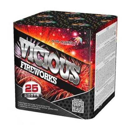 Изображение для товара: Батарея салюта VICIOUS FIREWORKS MC150-25 (1,5"х25)