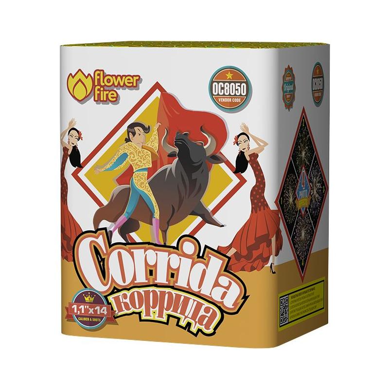 Батарея салюта "Коррида" ОС8050 (1,1"х14)