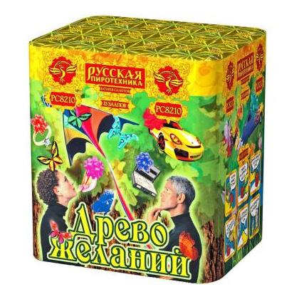 Изображение для товара: Батареи салютов Древо желаний РС8210 (1,25"х25)