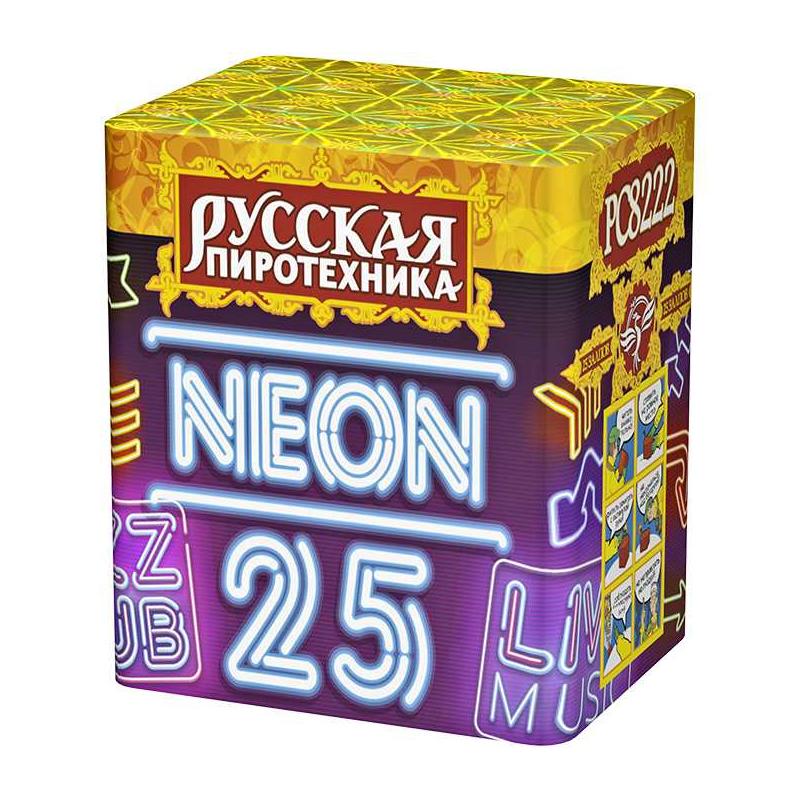 Батареи салютов Неон 25 РС8222 (1,25"х25)