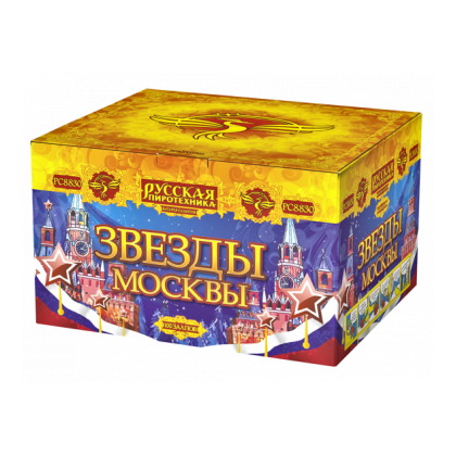 Изображение для товара: Батареи салютов Звезды Москвы РС8830 (1,25"х100)