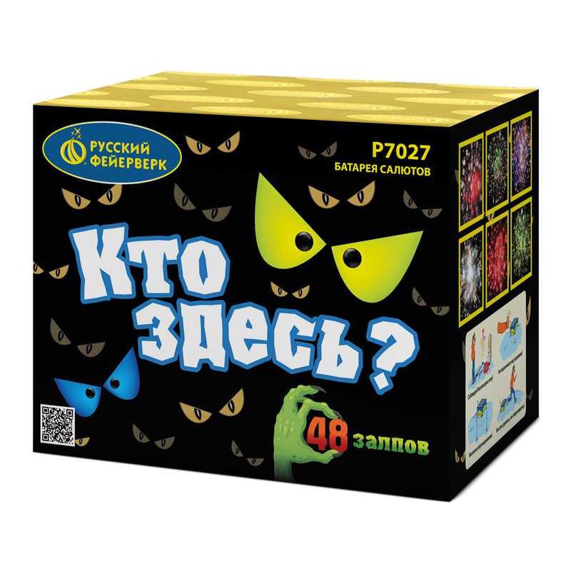 Батарея салютов "Кто здесь?!" Р7027 (0,7"х48)