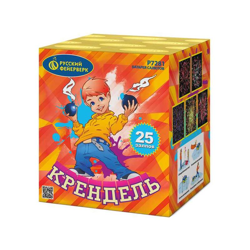 Батарея салютов "Крендель" Р7281 (0,8"х25)