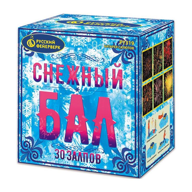 Батарея салютов "Снежный бал" Р7319 (0,8"х30)