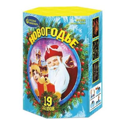 Изображение для товара: Батарея салютов "Новогодье" Р7595 (1,25"х19)