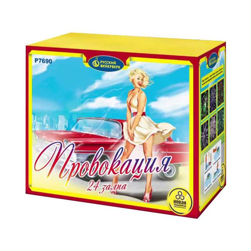 Батарея салютов "Провокация" Р7690 (1,25"х24)