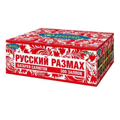 Изображение для товара: Батарея салютов "Русский размах" Р8315 (0,8",1,0",1,25",1,8"х300)