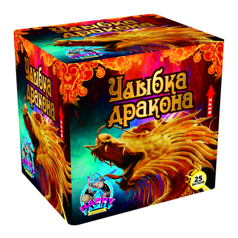 Батарея салюта "Улыбка дракона" FPM03  (1"х25)